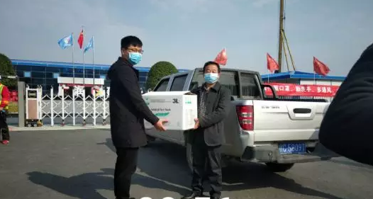 教體新區(qū)熱心捐贈口罩，萬焱建設(shè)定不負工期！